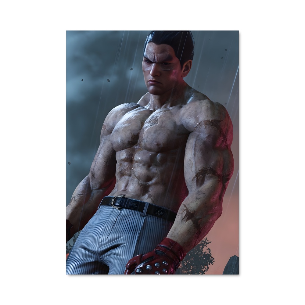 Poster Kazuya mishima – affiche Tekken